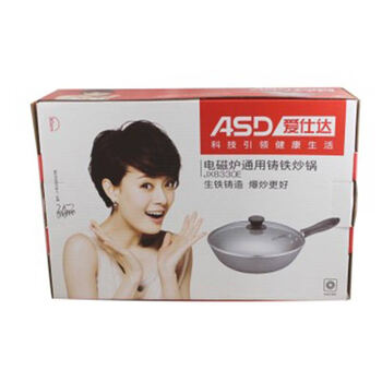 
                                                            爱仕达（ASD）炒锅精铁不易锈带盖家用炒菜锅铁锅无涂层平底煎炒锅 明火专用 JX8330E 30cm                
