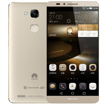 华为 Ascend mate7 智能 4G手机 琥珀金 电信4G (2G RAM+16G ROM) 套餐版