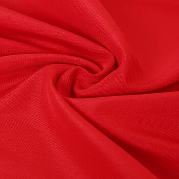 会议台布加厚纯色印刷广告展会桌罩桌套定制公司活动宣传桌布 红色 高