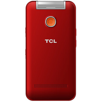 TCL 骨传导翻盖老人机 (f200) 牡丹红 移动联通2G手机