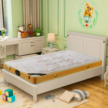 美神 青少年床垫 环保3d椰棕床垫 弹簧床垫15cm厚 偏硬护脊学生床垫