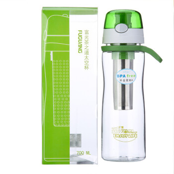 
                                        富光 700ml 茶之道太空杯 带滤网泡茶塑料水杯FG0039-700                