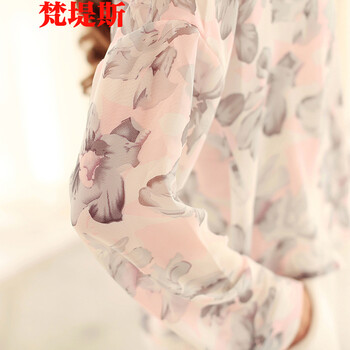 梵堤斯衬衫女棉麻格子白色YCS040 大格 XL