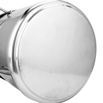 
                                        德勒1.6 加厚不锈钢汤桶带盖商用高汤锅米桶油桶40cm 多用桶40x40x1.6                
