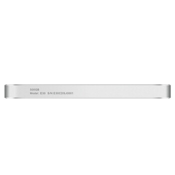 忆捷（EAGET） E30-500G USB3.0高速移动硬盘 时尚硬加密全金属 银白色8.8mm轻薄设计