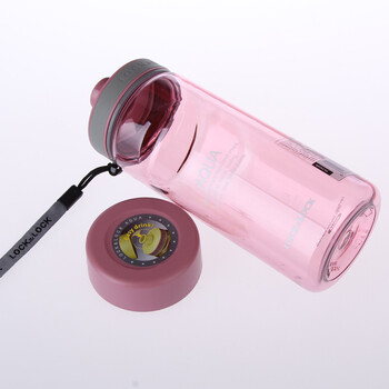 乐扣乐扣便携防漏塑料水杯 情侣杯HLC635 600ml 粉色