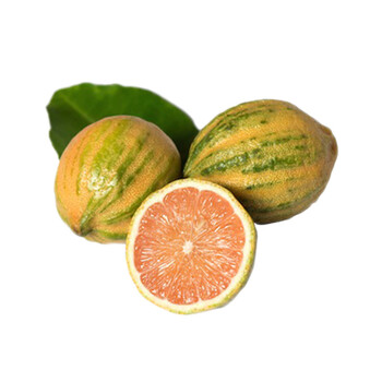 美国进口斑马粉红柠檬 4个装 单个重约150g 新鲜水果