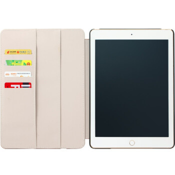 幻响（i-mu）睿智系列 ipad air2/ipad6保护套/壳 适用苹果 书本开启 多插槽设计 智能休眠 送高透贴膜 棕色