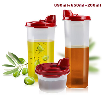 
                                                            特百惠（Tupperware）油壶塑料回流不滴漏油壶 890ml                