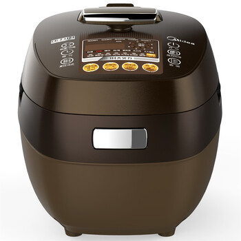
                                        美的(Midea)电压力锅 IH大火力加热 玄钢厚釜 中途加菜 PHT5076PA 5L高压锅                