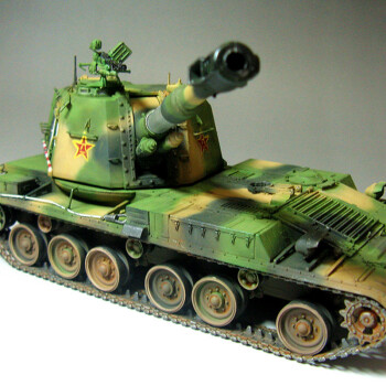 拼装军事模型00305仿真1/3583式152mm加榴炮全内构坦克 (需要自己拼装