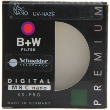 B+W uv ˾ 52mm UV MRC NANO XS-PRO ׶ĤUV 