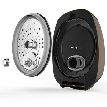 
                                        美的(Midea)电压力锅 IH大火力加热 玄钢厚釜 中途加菜 PHT5076PA 5L高压锅                