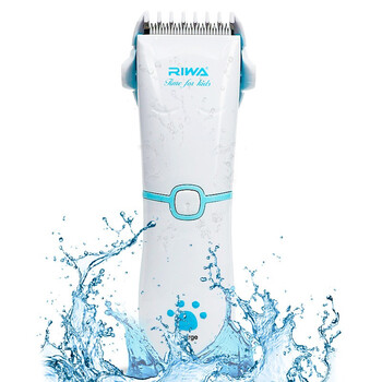 雷瓦（RIWA）X2 婴儿儿童水洗锂电电推子剃发器宝宝理发器（蓝色）