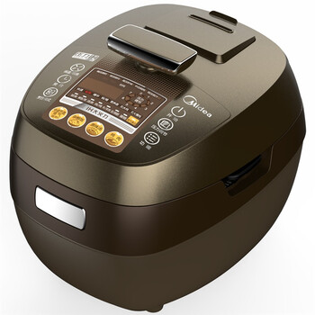 
                                        美的(Midea)电压力锅 IH大火力加热 玄钢厚釜 中途加菜 PHT5076PA 5L高压锅                