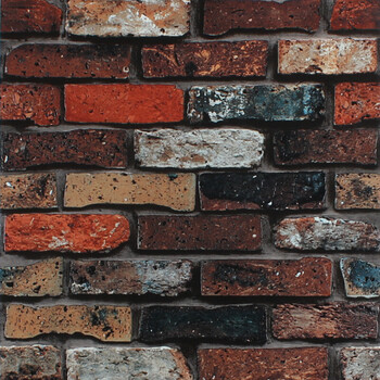 2017新品,中式复古壁纸 仿真砖纹砖块墙纸 加厚立体客厅餐厅餐饮酒店