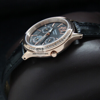 卡西欧(casio) sheen系列水钻上弦月时尚高贵女表 she-3030gl-5a