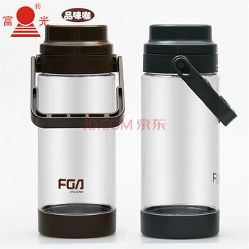 
                                                            富光 大容量塑料杯FS1075-1500mL 运动户外水壶太空水杯便携大号杯子 两个混装                
