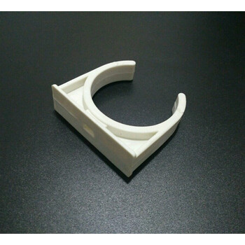 pvc管卡50加厚迫码卡 电工u型卡 塑料管卡子 电线管墙卡扣半圆卡