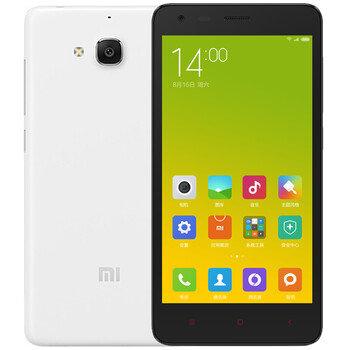 小米 红米2 双卡双待4G 手机 红米2灰色 联通增强版(16G ROM)标配