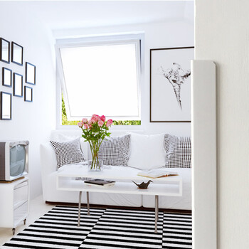 6厘米宽pvc免打孔护墙角 儿童防撞条线墙护角保护条 墙纸收边条 白色