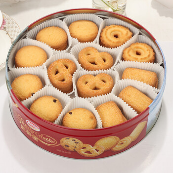 曲奇饼干 达利园曲奇饼干蓝蒂堡 丹麦风味 蓝罐曲奇饼干礼盒装 多规格