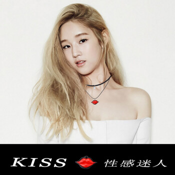 女韩国饰品吊坠短款皮带学生锁骨链脖颈链个性时尚颈带 红色 双层嘴唇