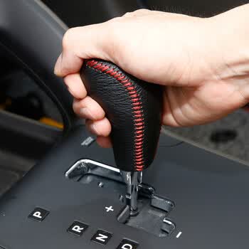 正炫 汽车现代手缝手刹套排挡套装 档把套档位套手动自动 汽车档杆套