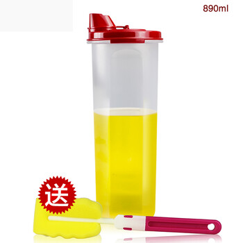 
                                                            特百惠（Tupperware）油壶塑料回流不滴漏油壶 890ml                