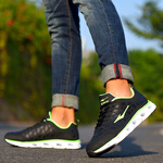 鸿星尔克男鞋跑步鞋男秋冬季复古男士运动鞋耐磨慢跑鞋男款旅游鞋子 正黑 44