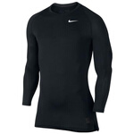 耐克NIKE男紧身衣 NIKE PRO 弹力 训练 健身 长袖 T恤 703088-010 黑L