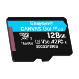 金士顿（Kingston）128GB TF（MicroSD）存储卡 行车记录仪内存卡 手机内存卡 U3 V30 A2 4K 读速170MB/s