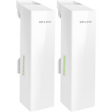 TP-LINK 无线网桥套装(5公里) 监控专用wifi点对点远距离传输无线AP CPE TL-S5-5KM套装