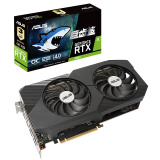 华硕 ASUS RTX3060-O12G-V2-GAMING LHR版 赛博朋克2077 巨齿鲨吃鸡电竞游戏独立显卡 N卡