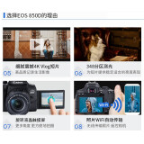 佳能（Canon） EOS 850D 单反相机照相机 4K摄像 vlog拍摄 EF-S 18-55mm IS STM套装 官方标配【购套餐享多重豪礼】
