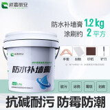 新嘉麗安 防水補墻膏墻面修補膏免漆膩子膏墻體針眼裂縫補洞內墻漆白色石膏粉原子灰 【凈味升級】防水補墻膏1.2kg/約2m2
