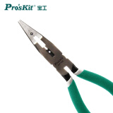 宝工 Pro’sKit CP-148 电信工具尖嘴钳 4合1剪剥压多功能压线钳