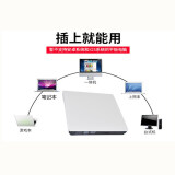 无尘谷 LG Gram系列移动外置光驱DVD/CD光盘刻录机usb3.0接口播放读碟器2021款16 黑色拉丝面USB USB3.0接口的平板笔记本电脑都要可以用