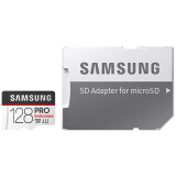 三星（SAMSUNG）128GB TF（MicroSD）存储卡 4K PRO 读速100MB/s 高度耐用视频监控卡行车记录仪，监控专用卡