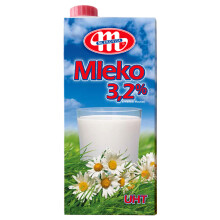 波兰 妙可（Mlekovita）原装进口牛奶 全脂纯牛奶箱装 1L*12