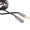 秋叶原（CHOSEAL） CH9006 TPE材料奢华炫彩系列3.5mm立体声公对母扁平音频延长线（黑色) 1.5米
