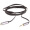 秋叶原（CHOSEAL） CH9006 TPE材料奢华炫彩系列3.5mm立体声公对母扁平音频延长线（黑色) 1.5米