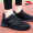 安踏男鞋休闲运动鞋夏季透气网面轻便板鞋跑步鞋子男户外训练体测鞋 -8黑 44.5