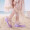 Veblen洞洞鞋女夏季厚底防滑包头凉鞋平跟软底海边沙滩鞋果冻鞋外穿拖鞋 浅紫色 39 偏大半码