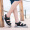 花花公子（PLAYBOY）凉鞋透气休闲鞋男士魔术贴沙滩鞋 CX39285 黑色 41