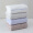 洁丽雅毛巾2条装细条纹面巾礼盒装纯棉素色舒适款毛巾礼盒装（提供手提袋） 72*34cm 咖啡色+蓝色 100g/条