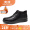 奥康（Aokang）休闲商务加绒保暖棉鞋简约舒适皮鞋03021037黑色38码