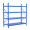 赛森仓储货架家用多层落地超市仓库展示架阳台置物架铁架子角钢储物架 主架1200*500*2000*4层 白色
