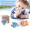 育儿宝（YuErBao）婴儿玩具0-1岁新生儿床铃婴幼儿童宝宝男孩女孩床头挂件旋转摇铃满月生日礼物 168-57