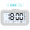 康巴丝(Compas) 多功能电子闹钟 背光电子时钟 学生儿童节日礼物 801 充电款白色